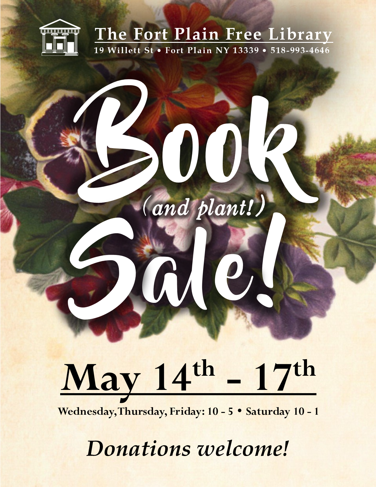 Book, Plant, & Rummage Sale!