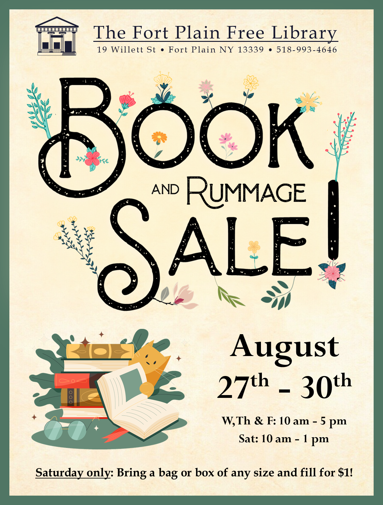 Book & Rummage Sale!
